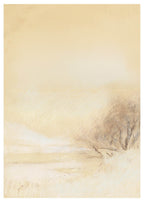 Winter landscape with river - Hakyarts