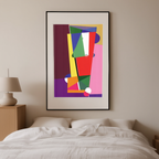 Composition (1921) by Georges Valmier – Cubist Modern Art Print - Hakyarts
