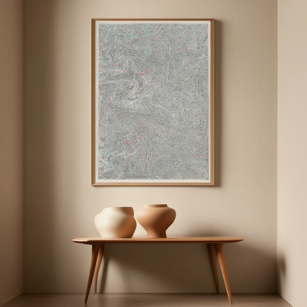 Marmorpapier (1900) – Vintage Abstract Art Print - Hakyarts