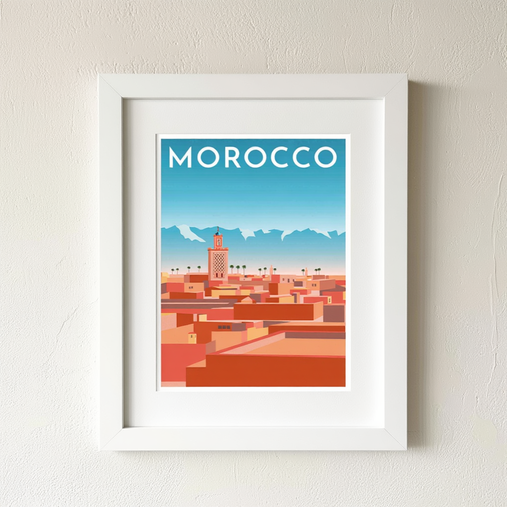 Morocco Travel Poster