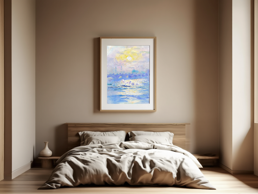 Claude Monet – Waterloo Bridge Impressionist Print