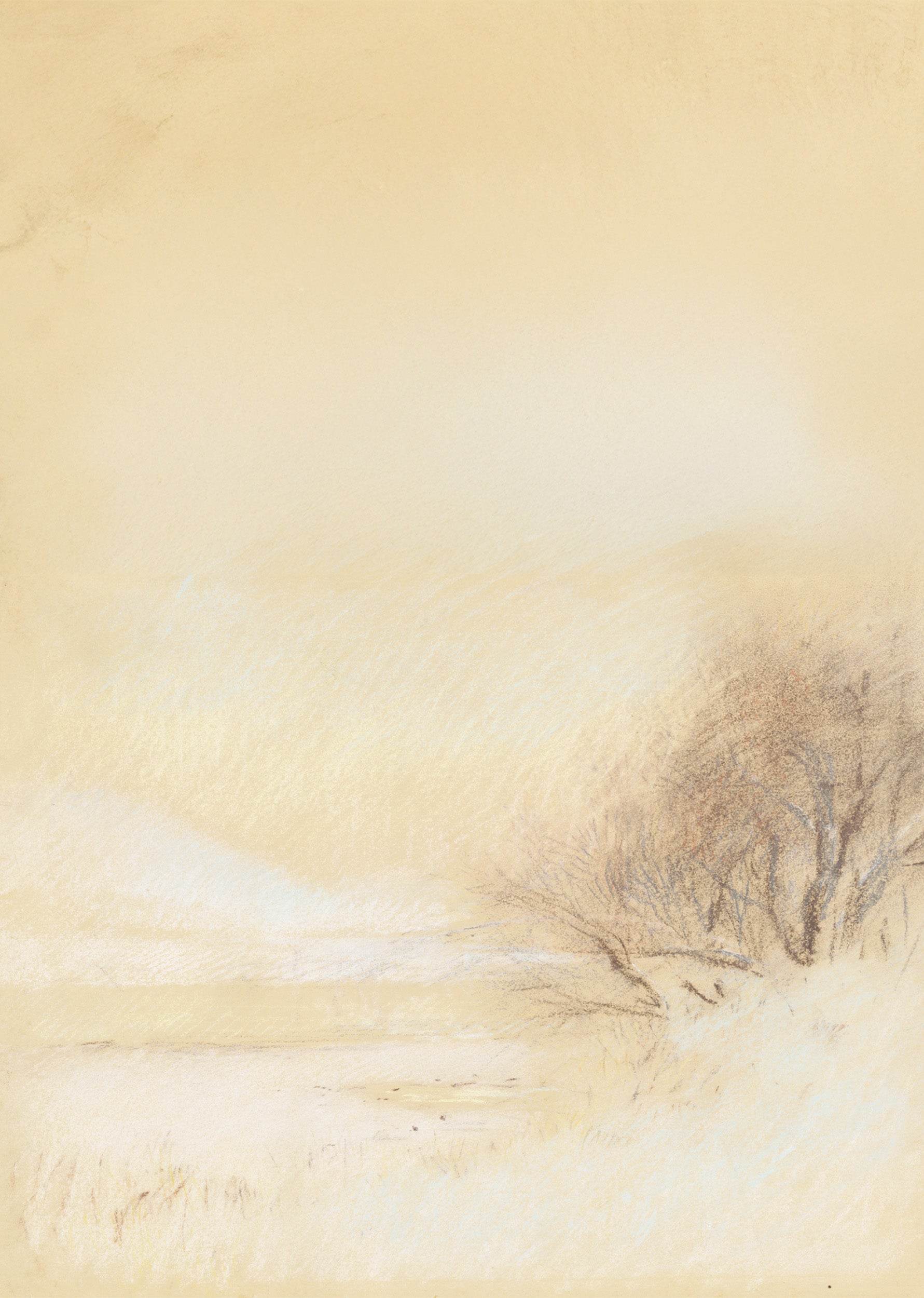 Winter landscape with river - Hakyarts