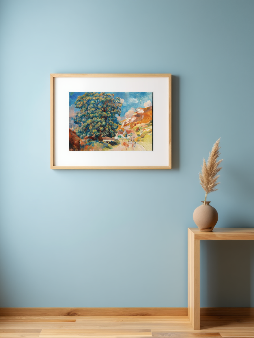 Auguste Renoir - Le Grand Arbre au Bord de la Route