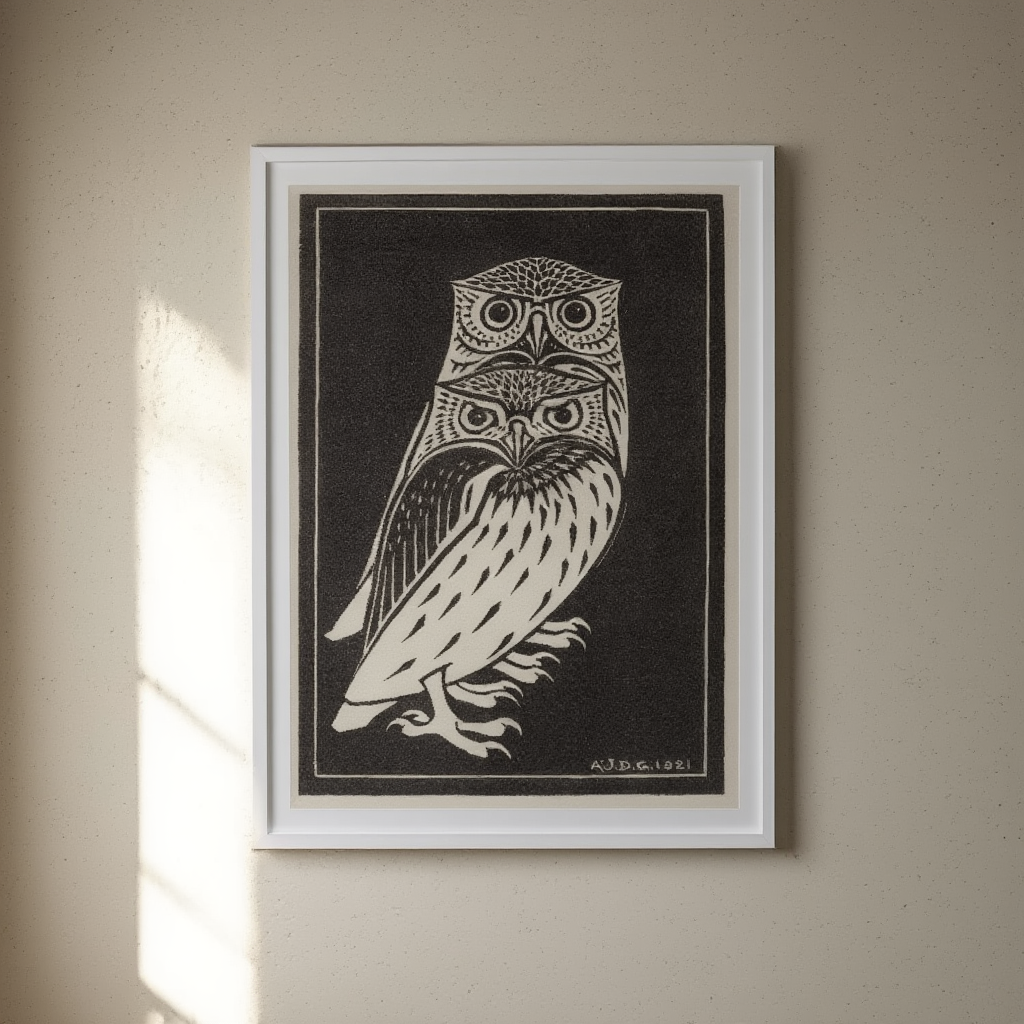 Julie de Graag - Twee uilen