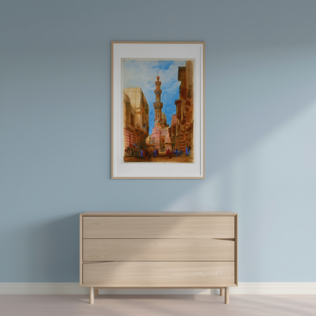 David Roberts – Bullack, Cairo – Iconic 19th Century Orientalist Art Print