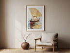 Camino De La Pesca, Valencia by Joaquín Sorolla – Impressionist Coastal Art Print