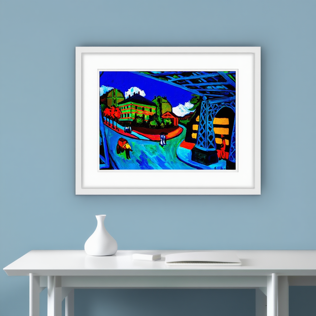 Ernst Ludwig Kirchner - Railway Underpass in Dresden