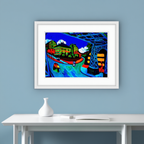 Railway Underpass in Dresden – Ernst Ludwig Kirchner Poster | Expressionist Urban & Architectural Art Print - Hakyarts