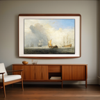 Rotterdam Ferry-Boat by J.M.W. Turner – Maritime Landscape Art Print