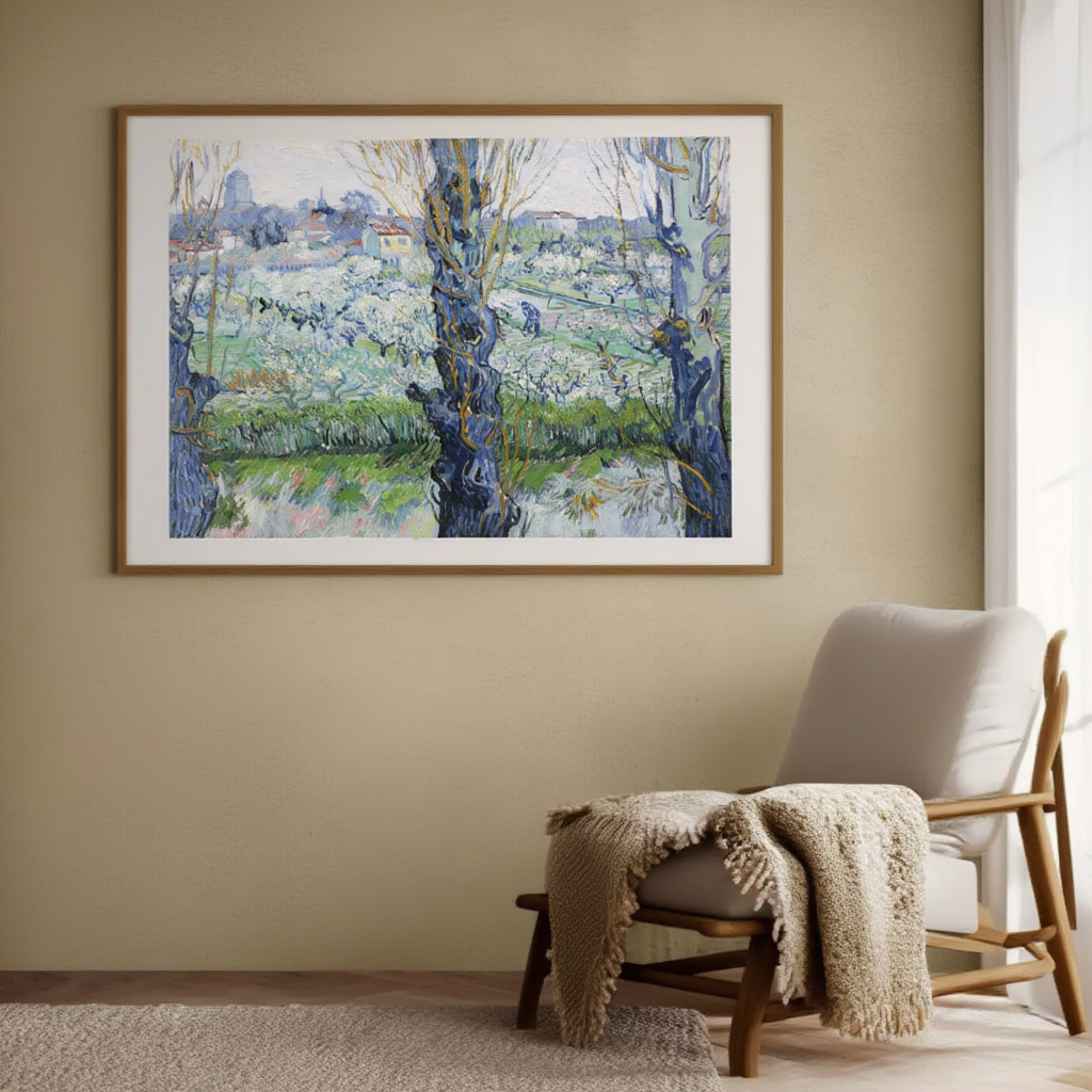 View of Arles – Vincent van Gogh Poster | Post-Impressionist Urban & Landscape Art Print