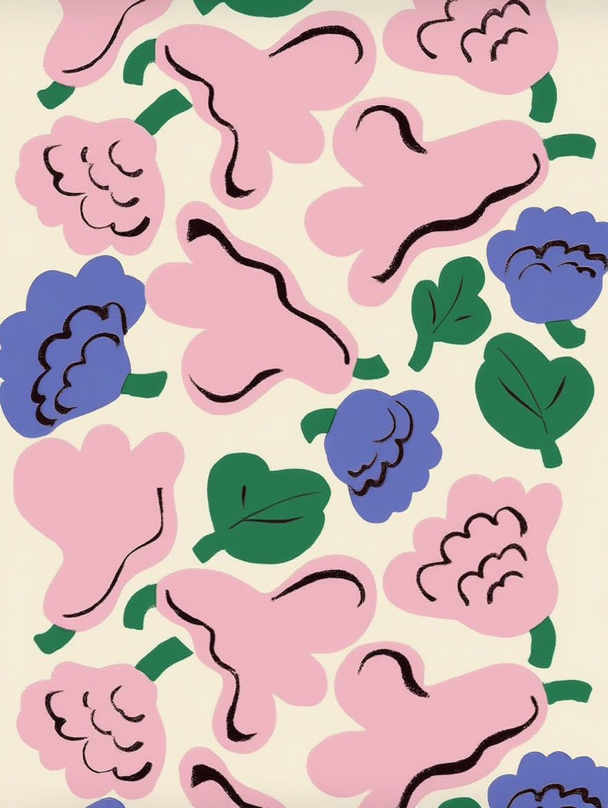 Garden Symphony – Large Colorful Flower Print