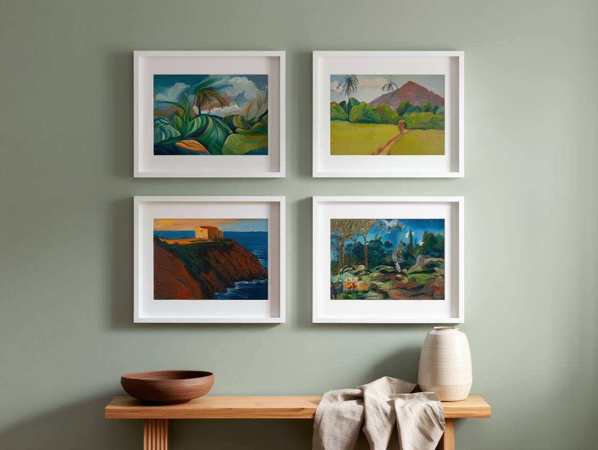 Gauguin Exotic Landscapes – 4 Prints Mix & Match
