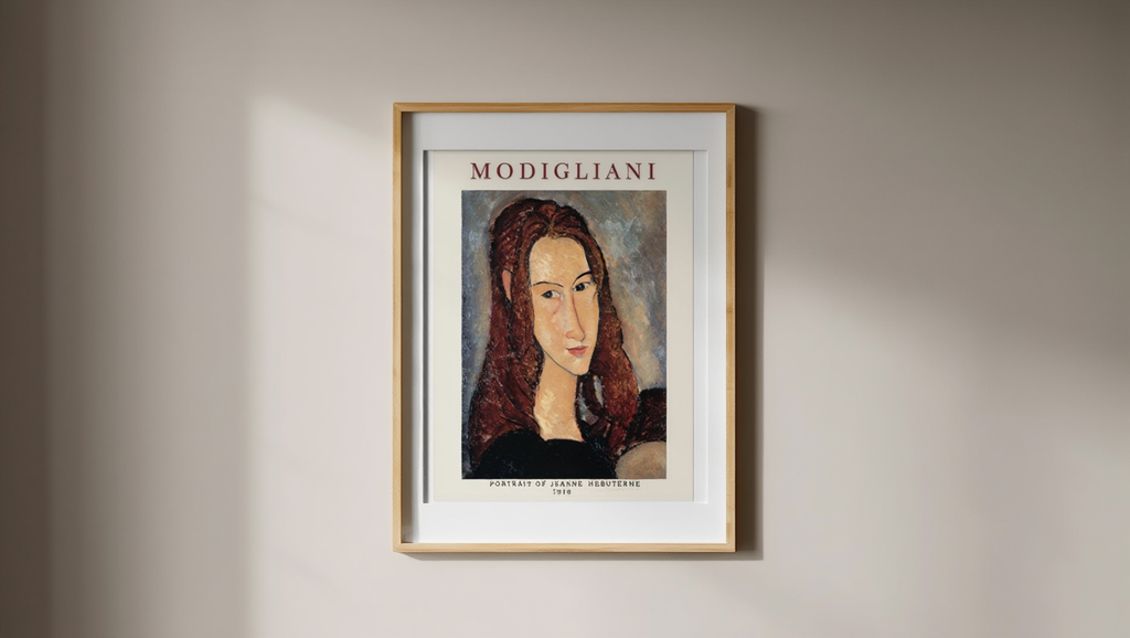 Amedeo Modigliani - Portrait of Jeanne Hebuterne Poster