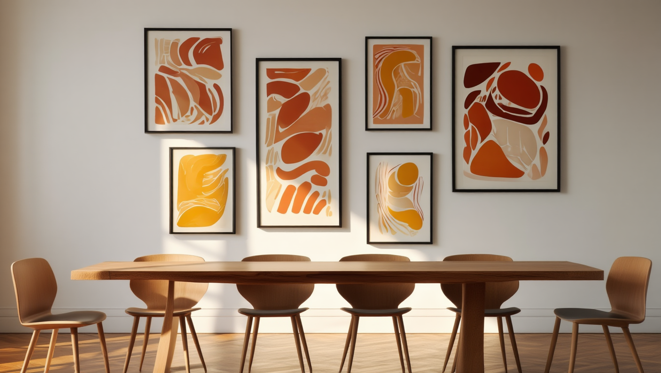 Retro Soul Art Bundle – Boho Bedroom Set of 6