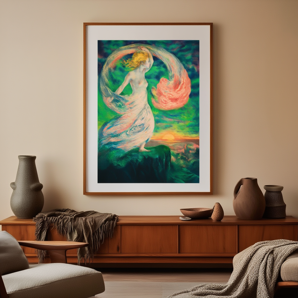 Allegory (c. 1896–1906) by Paul Herrmann – Symbolist Art Print