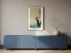 Kingfisher – Ohara Koson Poster | Japanese Nature Art Print - Hakyarts