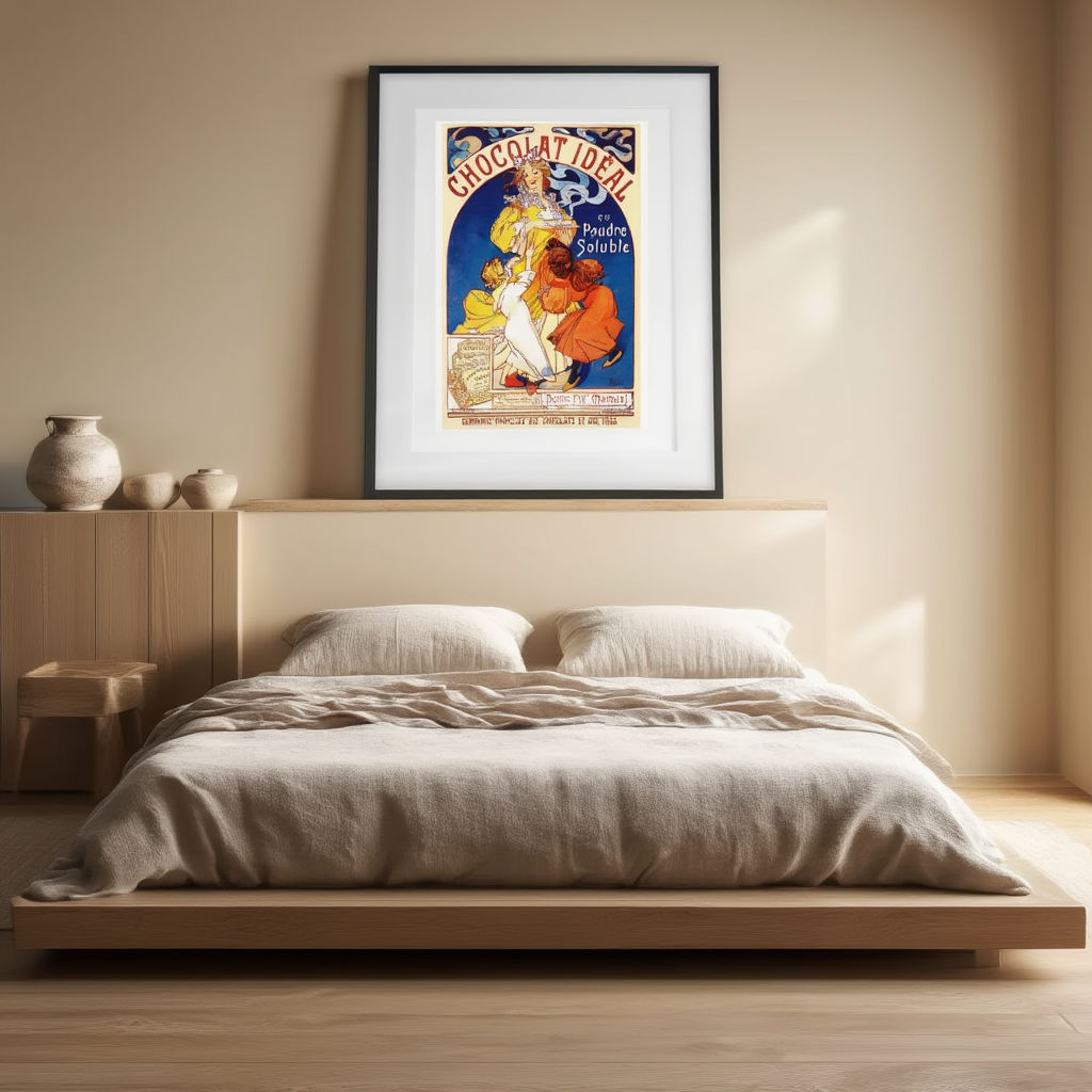 Alphonse Mucha - Chocolat Idéal Poster - Hakyarts