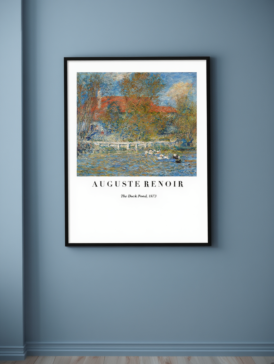 Auguste Renoir - The Duck Pond Poster