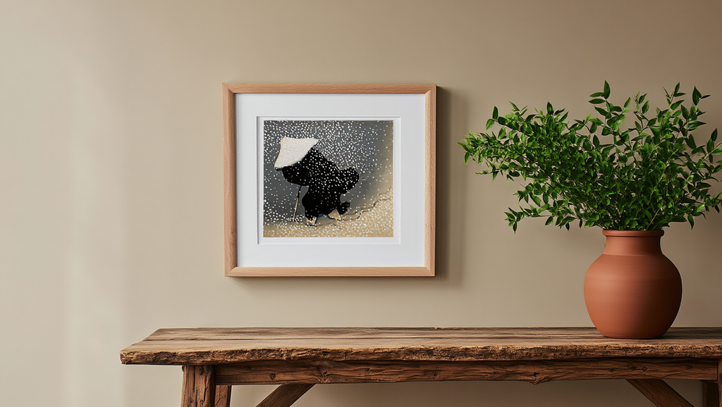 Kamisaka Sekka  - Snow from Momoyogusa