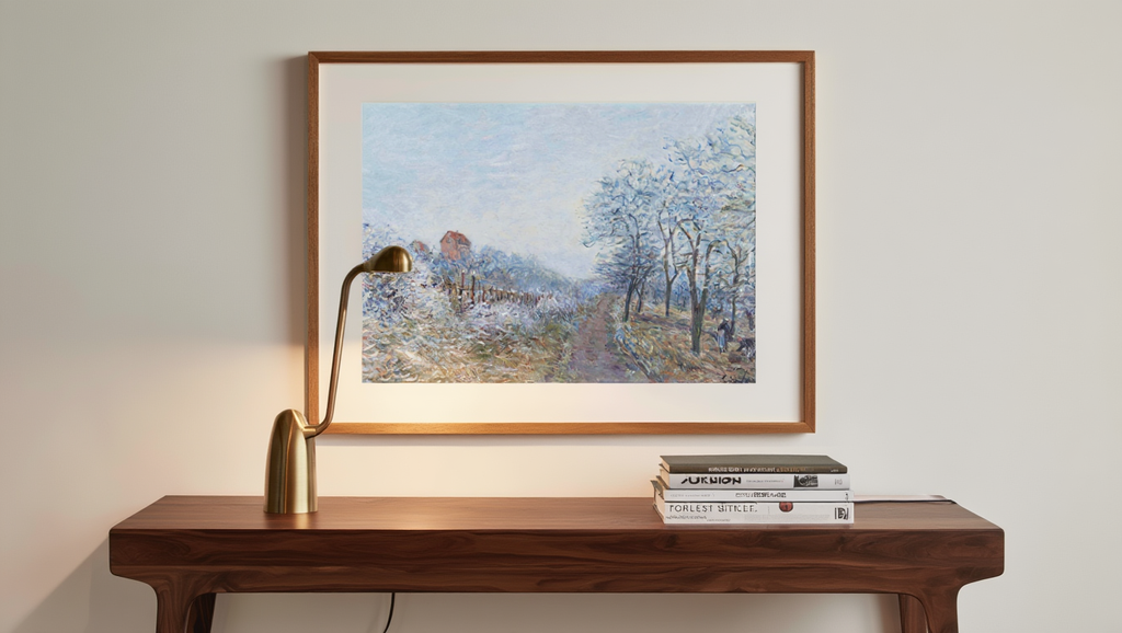 Alfred Sisley - Le Givre à Veneux