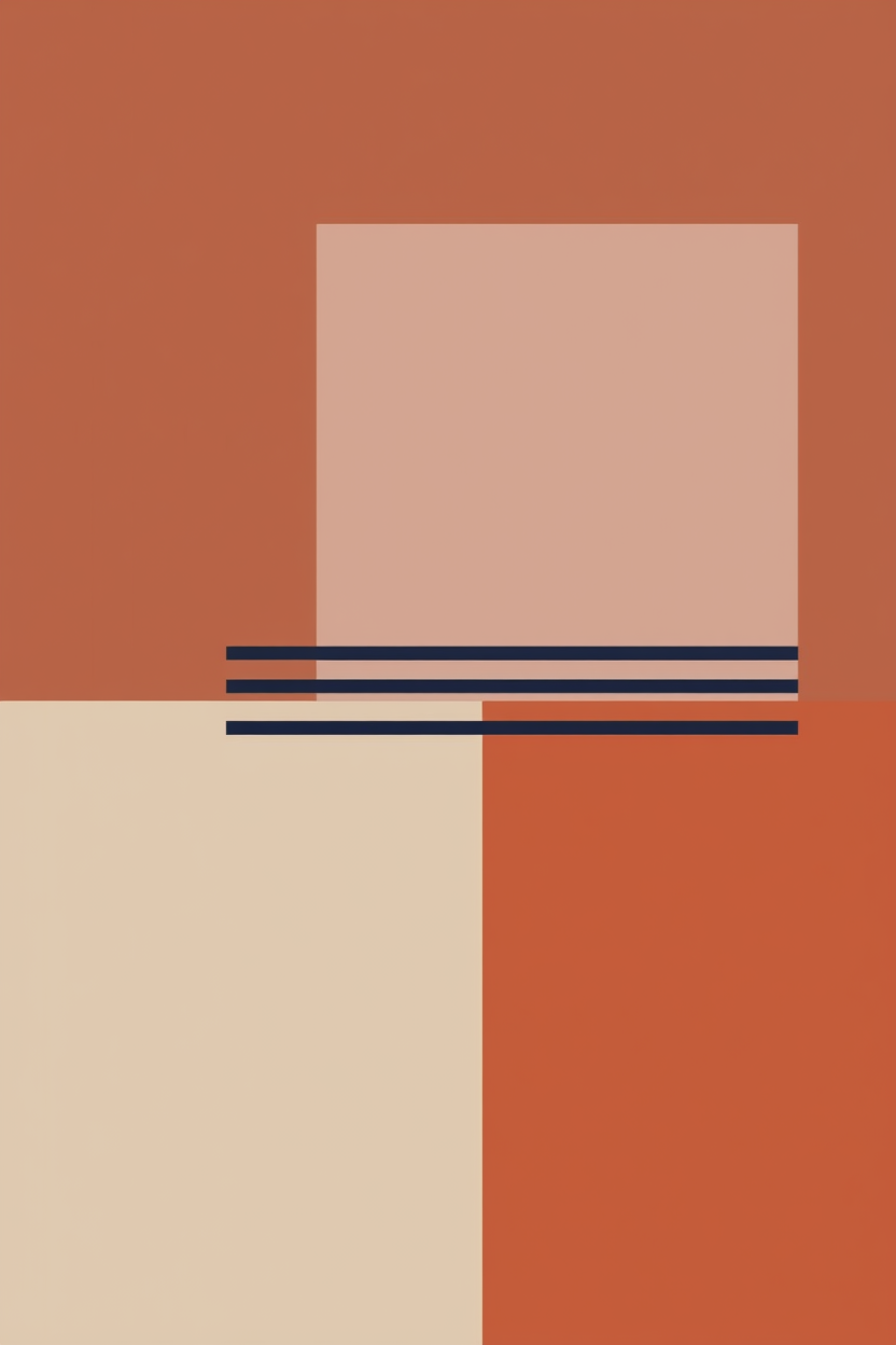 Abstract Geometric Composition – Vibrant Art Print for Modern Spaces