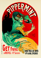 Pippermint Poster by Jules Chéret – Belle Époque Advertising Art Print