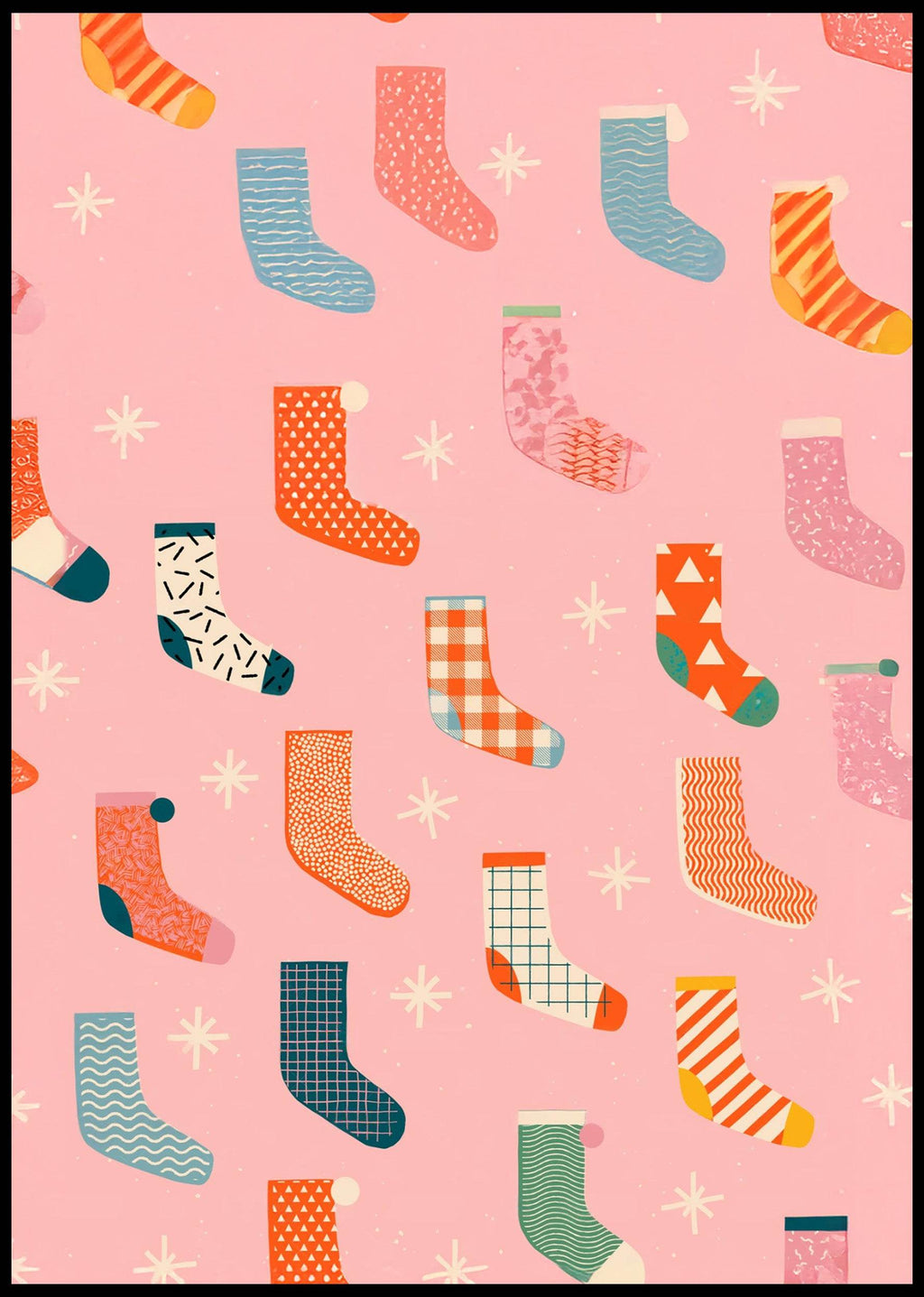 Colourful Socks Poster - Hakyarts