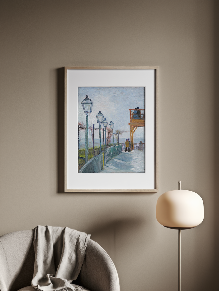 Vincent Van Gogh - Terrace and Observation Poster