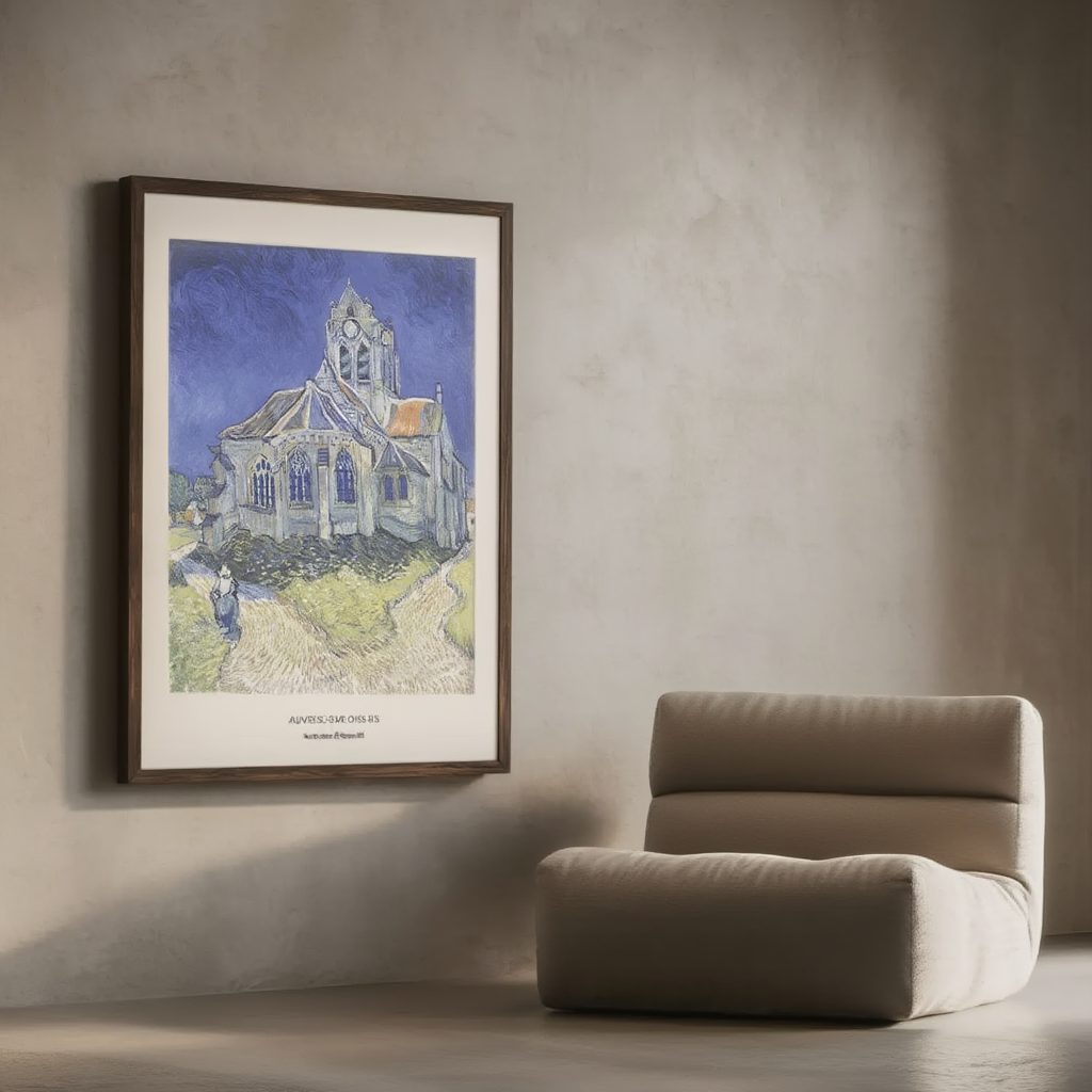 Vincent Van Gogh - The Church in Auvers-Sur-Oise view from the Chevet Poster