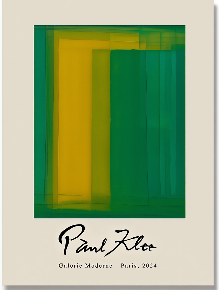 Paul Klee Modern Abstract Wall Art – Minimalist Colorful Canvas Prints, Mix & Match 9 Designs, Home & Bedroom Decor