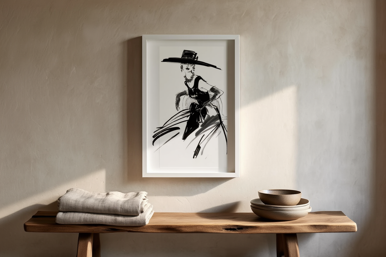 Vintage Fashion Poster