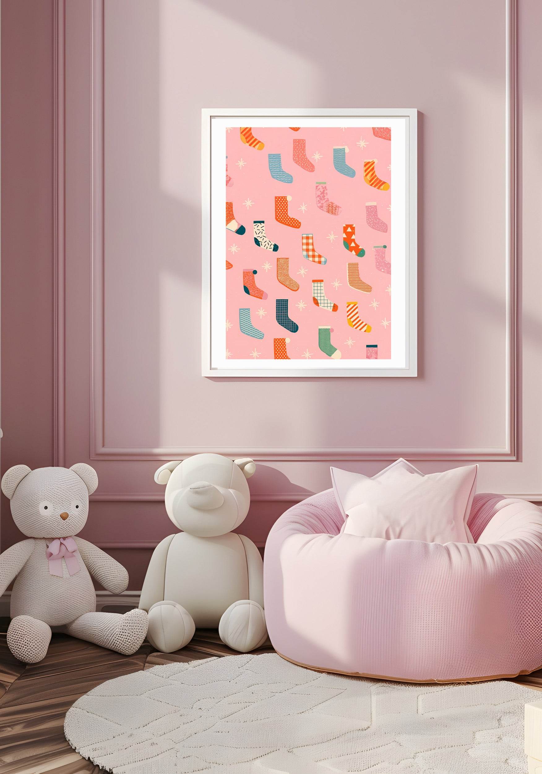 Colourful Socks Poster - Hakyarts