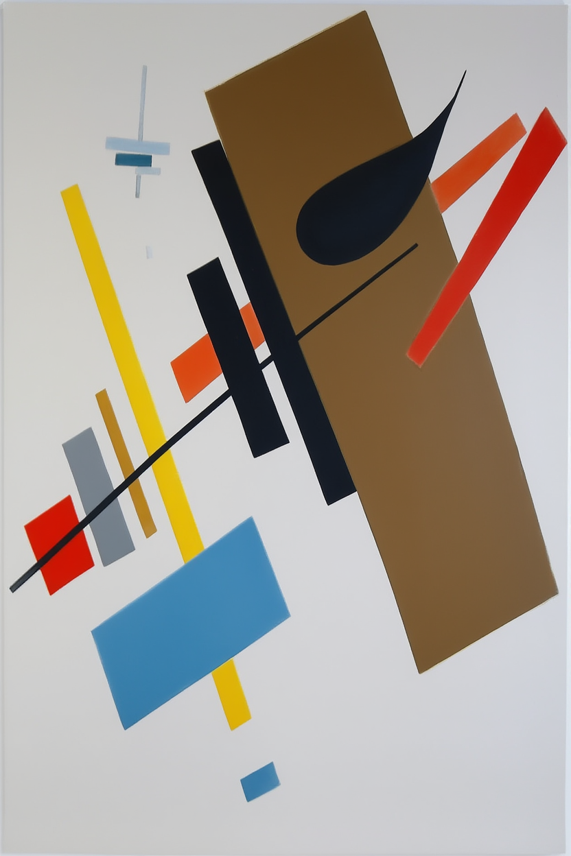 Supremus No. 55 – Kazimir Malevich Poster | Suprematist Abstract Art Print