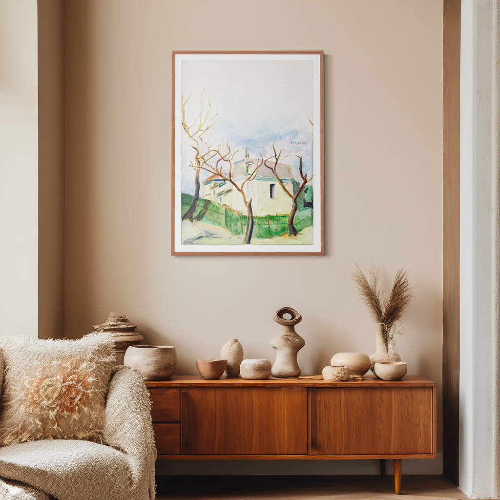 Villa in the Garden – Cyprián Majerník Art Print | 20th-Century European Poster