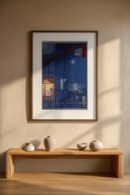 The Moon at Shinagawa by Kobayashi Kiyochika – Japanese Ukiyo-e Art Print