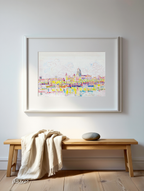 Ciboure – Paul Signac Poster | Neo-Impressionist Coastal Landscape Art Print