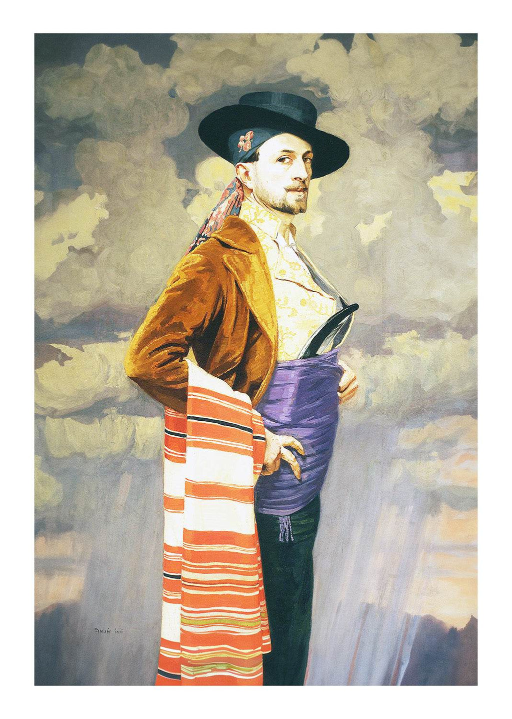 Self-portrait in a Spanish costume - Hakyarts