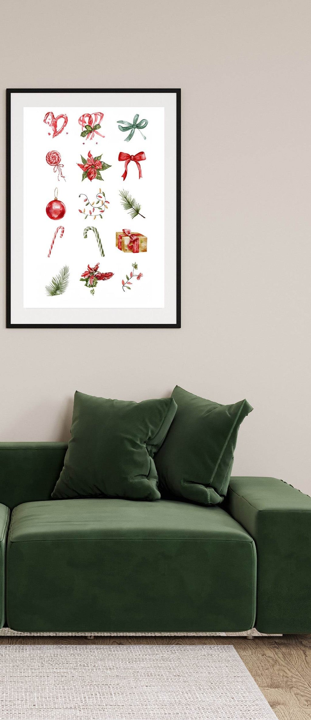 Christmas Ornaments Poster - Hakyarts