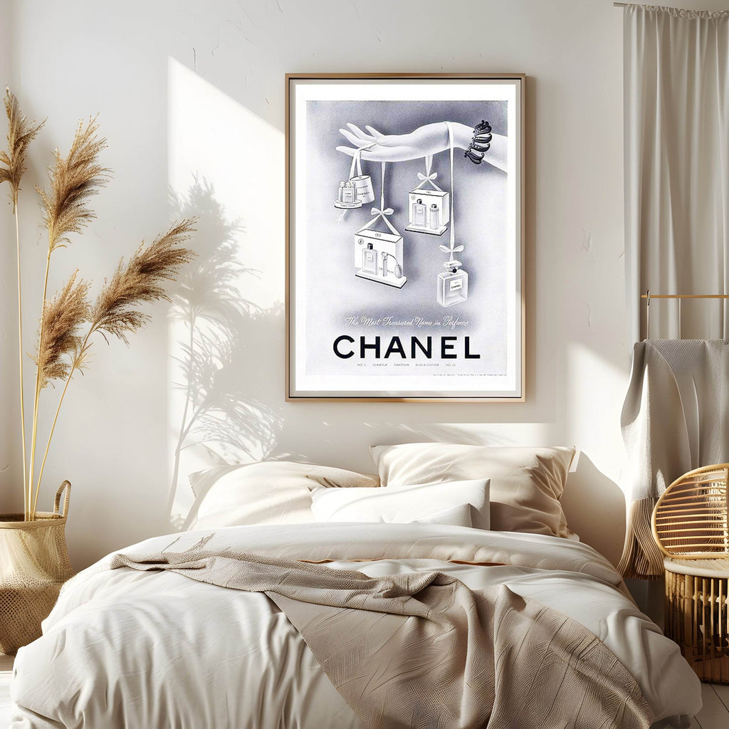 Chanel Perfume Ad Poster - Hakyarts