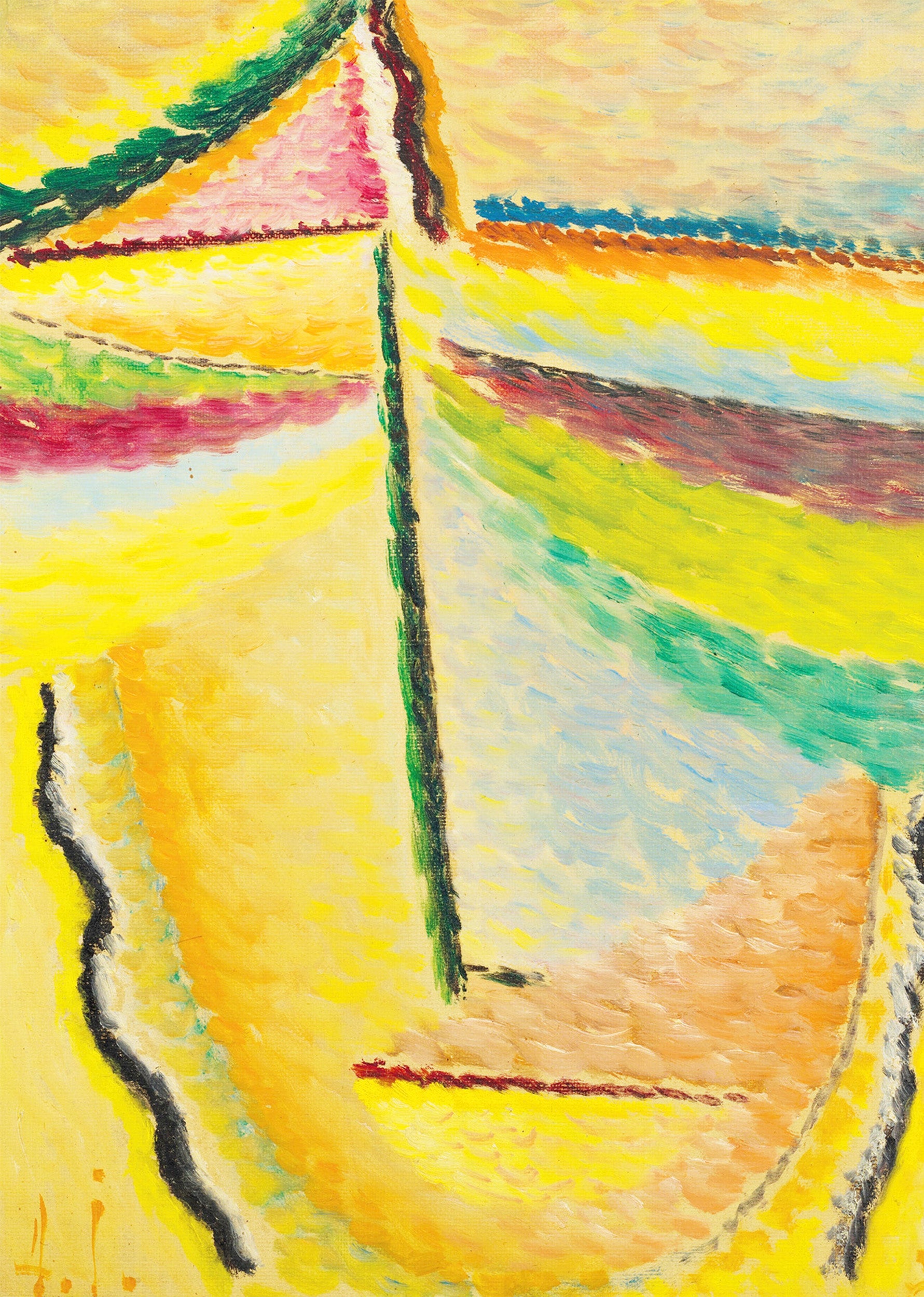 Alexej von Jawlensky - Abstract Head "The guardian angel" - Hakyarts