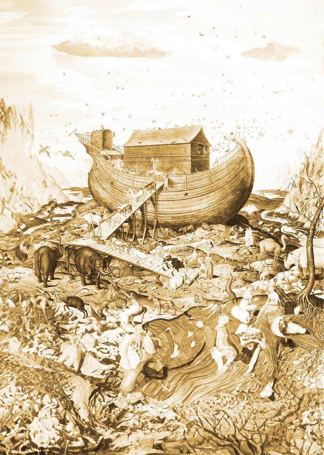 Noah's ark on the Mount Ararat - Hakyarts