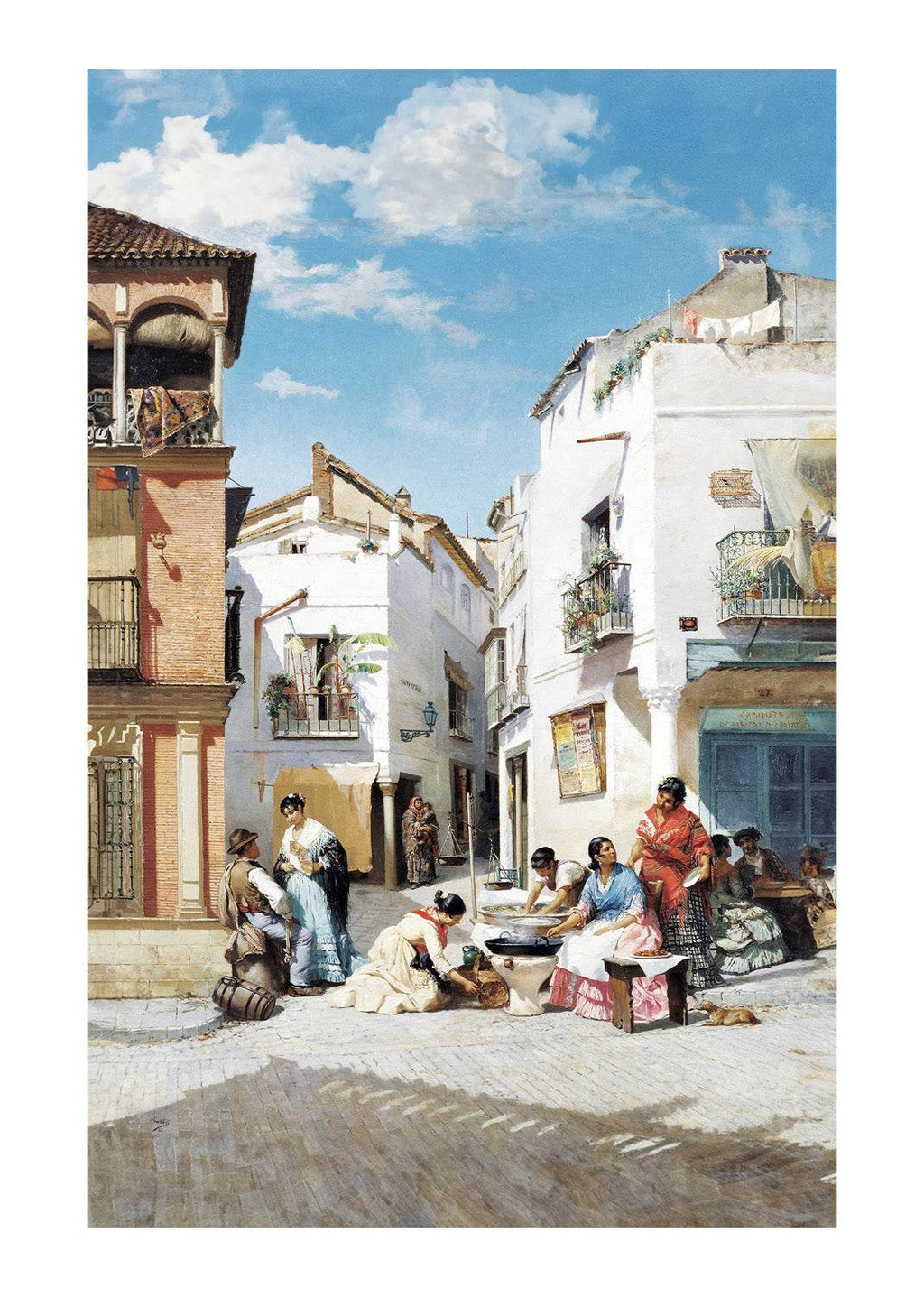Rosquilla Sellers in a Corner of Seville - Hakyarts