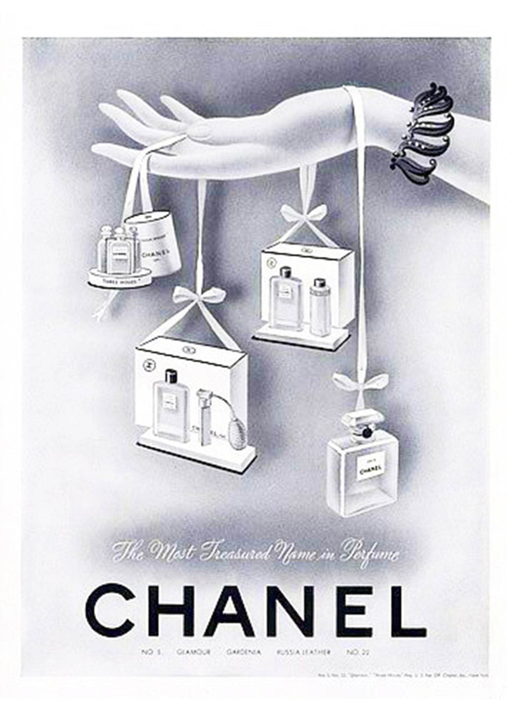 Chanel Perfume Ad Poster - Hakyarts