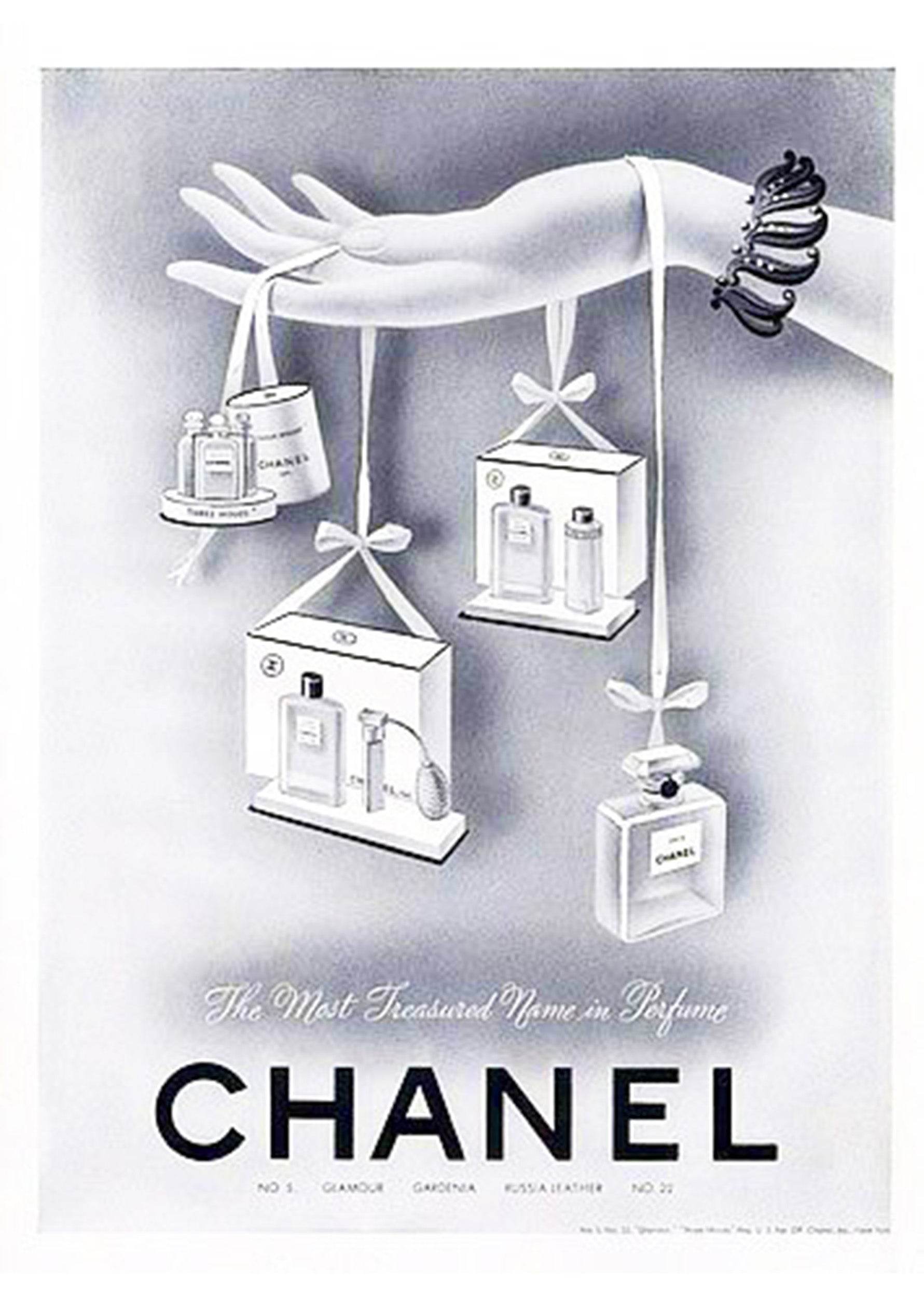 Chanel Perfume Ad Poster - Hakyarts