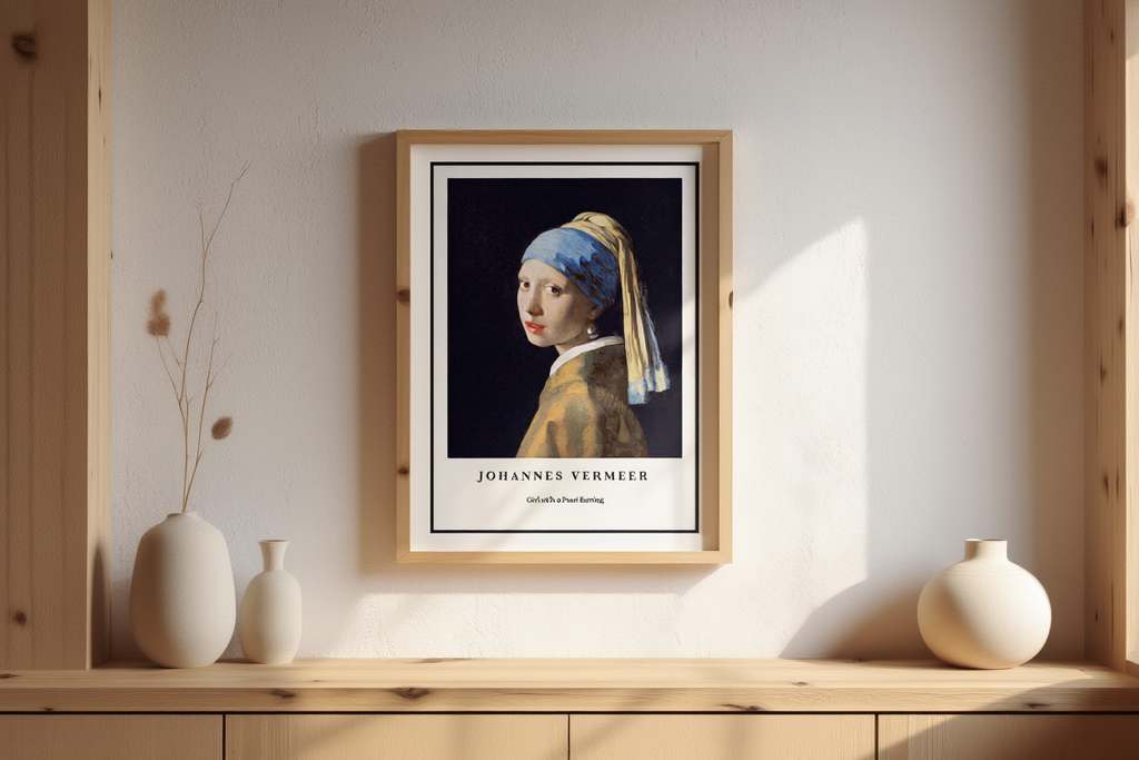 Johannes Vermeer - Girl with a Pearl Earring Poster