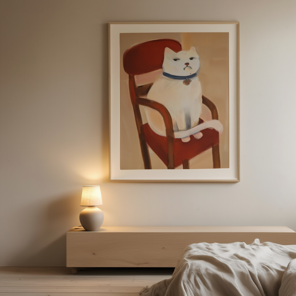 Feline Frustration – Grumpy Cat Illustration