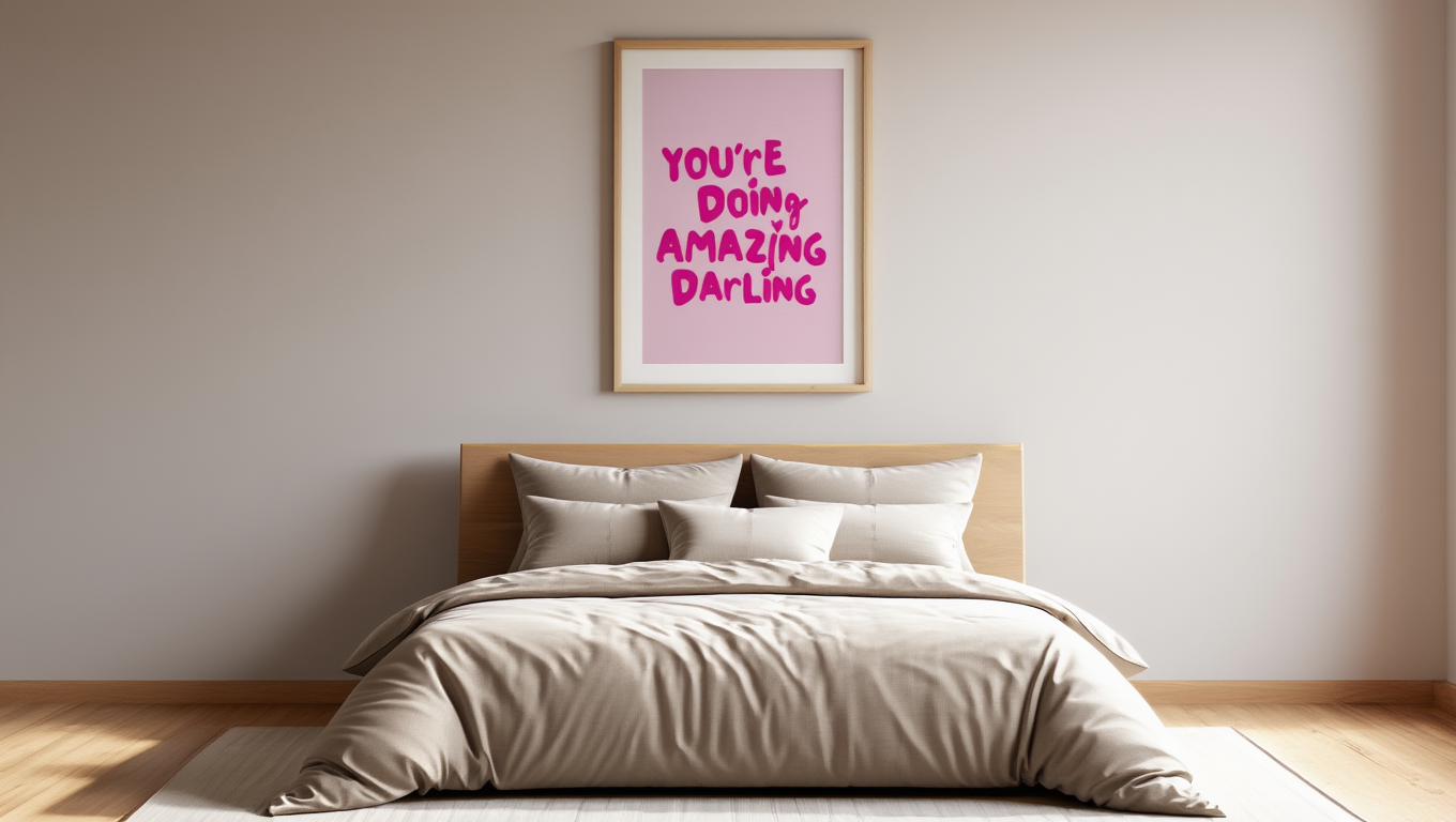 Amazing Darling – Bright Pink Single Print