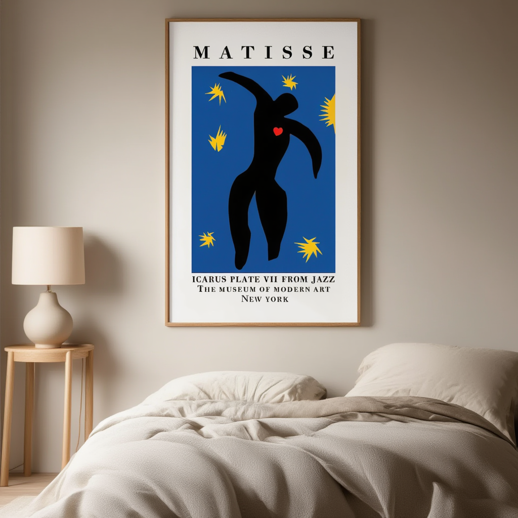 Icarus – Henri Matisse Exhibition Art Print