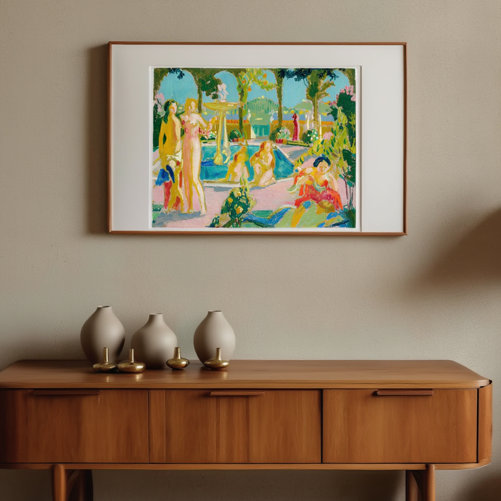 Les Jardins D’Armide – Maurice Denis Poster | Symbolist Landscape Art Print