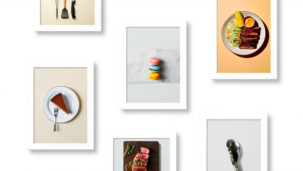 Food Aesthetic Wall Art – Set of 5